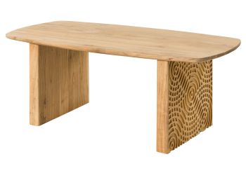 Couchtisch Akazie 120x60x45 natur lackiert MARRAKESCH #23