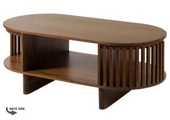 Couchtisch Akazie 120x60x45 natur lackiert MADRID #90