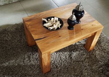 Couchtisch Sheesham 70x50x42 braun geölt NATURE BROWN #110