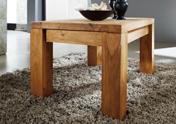 Couchtisch Sheesham 70x50x42 braun geölt NATURE BROWN #110