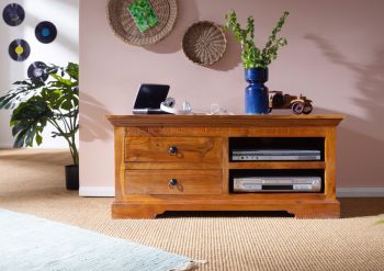TV-Board Akazie 115x48x50 honig lackiert OXFORD #0317