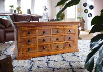 Couchtisch Akazie 100x60x54 honig lackiert OXFORD #0321