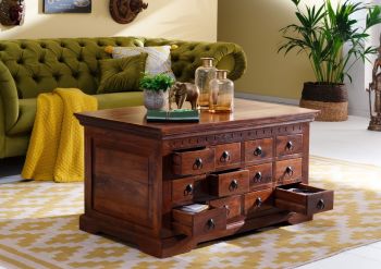 Couchtisch Akazie 100x60x54 nougat lackiert OXFORD #321