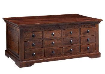 Couchtisch Akazie 120x70x54 nougat lackiert OXFORD #322