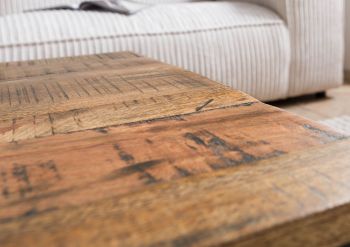 Couchtisch Mango 100x50x43 hellbraun geölt LOUNGE COLLECTION #101
