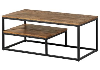 Couchtisch Mango 100x50x43 hellbraun geölt LOUNGE COLLECTION #101