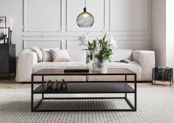 Couchtisch Mango 120x60x43 braun geölt LOUNGE COLLECTION #104