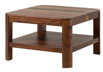 Couchtisch Sheesham 70x70x45 walnuss gewachst TORONTO #206
