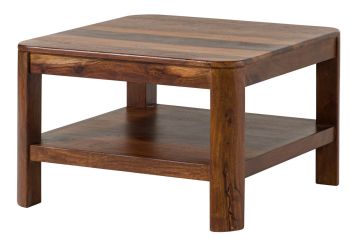 Couchtisch Sheesham 70x70x45 walnuss gewachst TORONTO #206