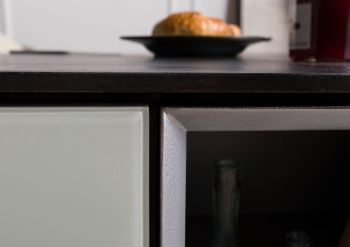 Couchtisch Mango 112x67x43 dunkelgrau geölt CHICAGO #212