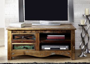 TV-Board Altholz 110x50x50 mehrfarbig lackiert NATURE OF SPIRIT #20