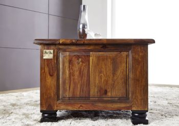 Couchtisch Sheesham 115x60x45 braun lackiert NEW BOSTON #203