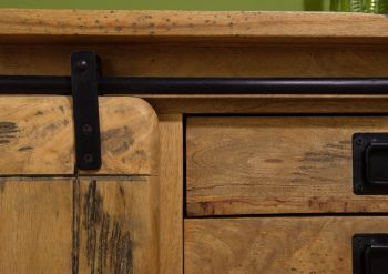 Garderobenbank Mango 120x45x40 natur lackiert RAILWAY #1011