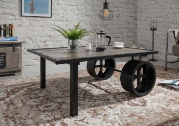 RAILWAY Couchtisch 110x80x45 Mango - Verschiedene Farben