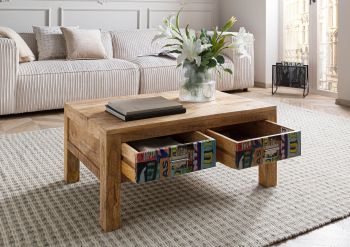 Couchtisch Mango 90x60x40 mehrfarbig lackiert LOUNGE COLLECTION #11