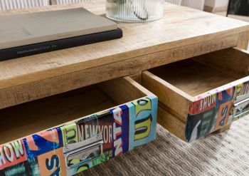 Couchtisch Mango 90x60x40 mehrfarbig lackiert LOUNGE COLLECTION #11