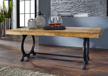 Couchtisch Altholz 120x60x45 lackiert INDUSTRIAL #35