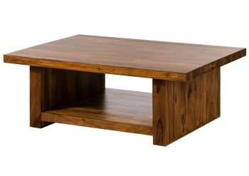 Couchtisch Sheesham 120x85x43 walnuss lackiert DUKE #119