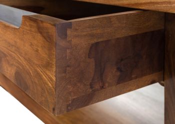 Couchtisch Sheesham 140x60x50 walnuss lackiert DUKE #121