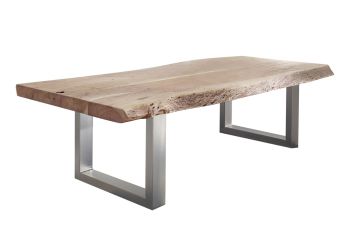Couchtisch Akazie 160x70x45 Natural Stone lackiert FREEFORM #121