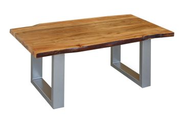 Couchtisch Akazie 110x60x45 walnuss lackiert FREEFORM 2 #11