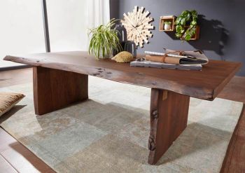 Couchtisch Akazie 150x70x45 braun lackiert PURE ACACIA #006