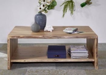 Couchtisch Akazie 120x70x45 natur lackiert PURE ACACIA #308