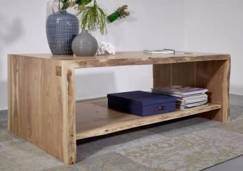 Couchtisch Akazie 120x70x45 natur lackiert PURE ACACIA #308