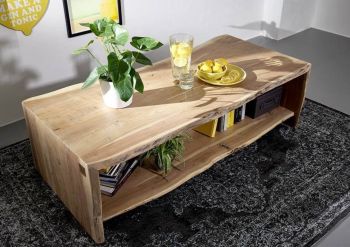 Couchtisch Akazie 150x70x45 natur lackiert PURE ACACIA #309