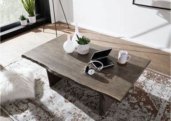 Couchtisch Akazie 120x70x45 grau lackiert PURE ACACIA #425