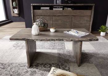Couchtisch Akazie 120x60x45 Akazie grau lackiert  PURE ACACIA #427