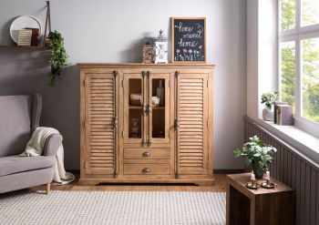 Highboard Mango 160x45x142 TOULOUSE - Verschiedene Farben