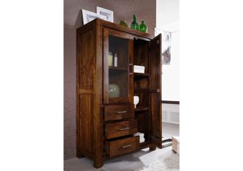 Highboard Sheesham 90x42x148 life honey lackiert METRO LIFE #108