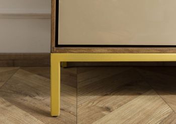 Kommode Mango 134x45x85 braun geölt CHICAGO #107