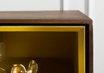 Kommode Mango 90x45x85 braun geölt CHICAGO #108