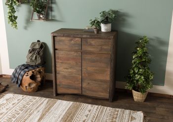 Highboard Mango 100x48x111 braun geölt PURE MANGO #201