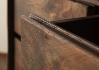 Highboard Mango 100x48x111 braun geölt PURE MANGO #201
