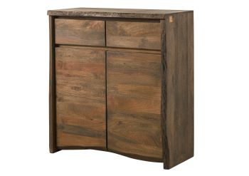 Highboard Mango 100x48x111 braun geölt PURE MANGO #201