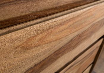 Highboard Sheesham 166x48x145 natur lackiert / sandgestrahlt PURE SHEESHAM #200