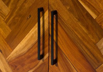 Highboard Altholz 110x40x156 natur lackiert AVIGNON #120