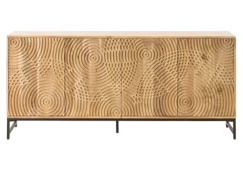 Sideboard Akazie 180x40x80 natur lackiert MARRAKESCH #116