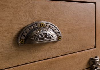 Sideboard Mango 160x45x90 beige geölt TOULOUSE #08