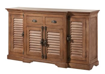 Sideboard Mango 160x45x90 beige geölt TOULOUSE #08