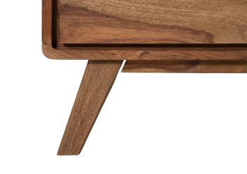 Kommode Sheesham 50x35x90 natur sandgestrahlt MALMÖ 2 #270