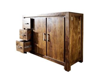 Sideboard Sheesham 118x45x85 life honey lackiert METRO LIFE #122