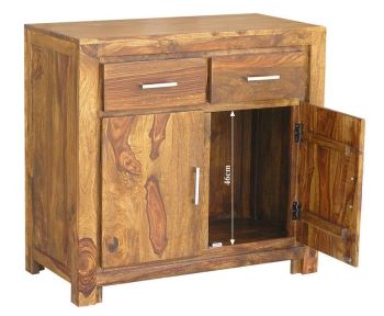 Sideboard Sheesham 90x45x85 life honey lackiert METRO LIFE #130