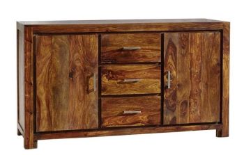 Sideboard Sheesham 145x45x85 life honey lackiert METRO LIFE #131