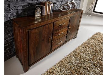 Sideboard Sheesham 145x45x85 life honey lackiert METRO LIFE #131