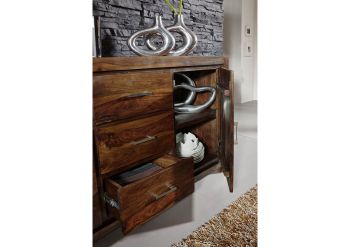 Sideboard Sheesham 145x45x85 life honey lackiert METRO LIFE #131