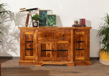 Sideboard Akazie 160x45x85 honig  lackiert OXFORD #0902